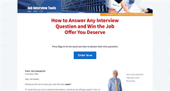 Desktop Screenshot of jobinterviewtools.com